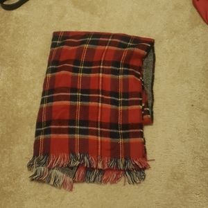 Soft Frayed Flannel Blanket